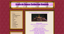 Desktop Screenshot of ecole-de-danse-catherine-baujoin.com