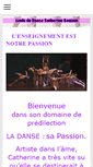 Mobile Screenshot of ecole-de-danse-catherine-baujoin.com