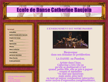 Tablet Screenshot of ecole-de-danse-catherine-baujoin.com